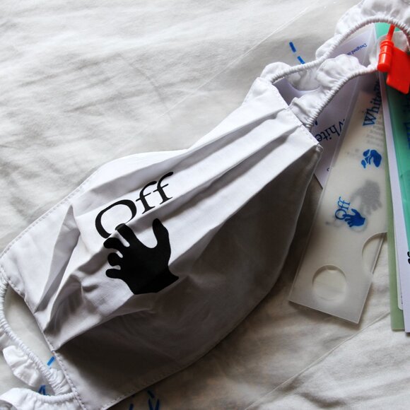 BNWT SS21 OFF-WHITE HAND OFF EVE MASK S/M - Picture 4 of 6